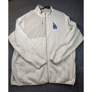 Antigua Los Angeles Dodgers MLB Full Zip‎ Fleece Jacket 3XL